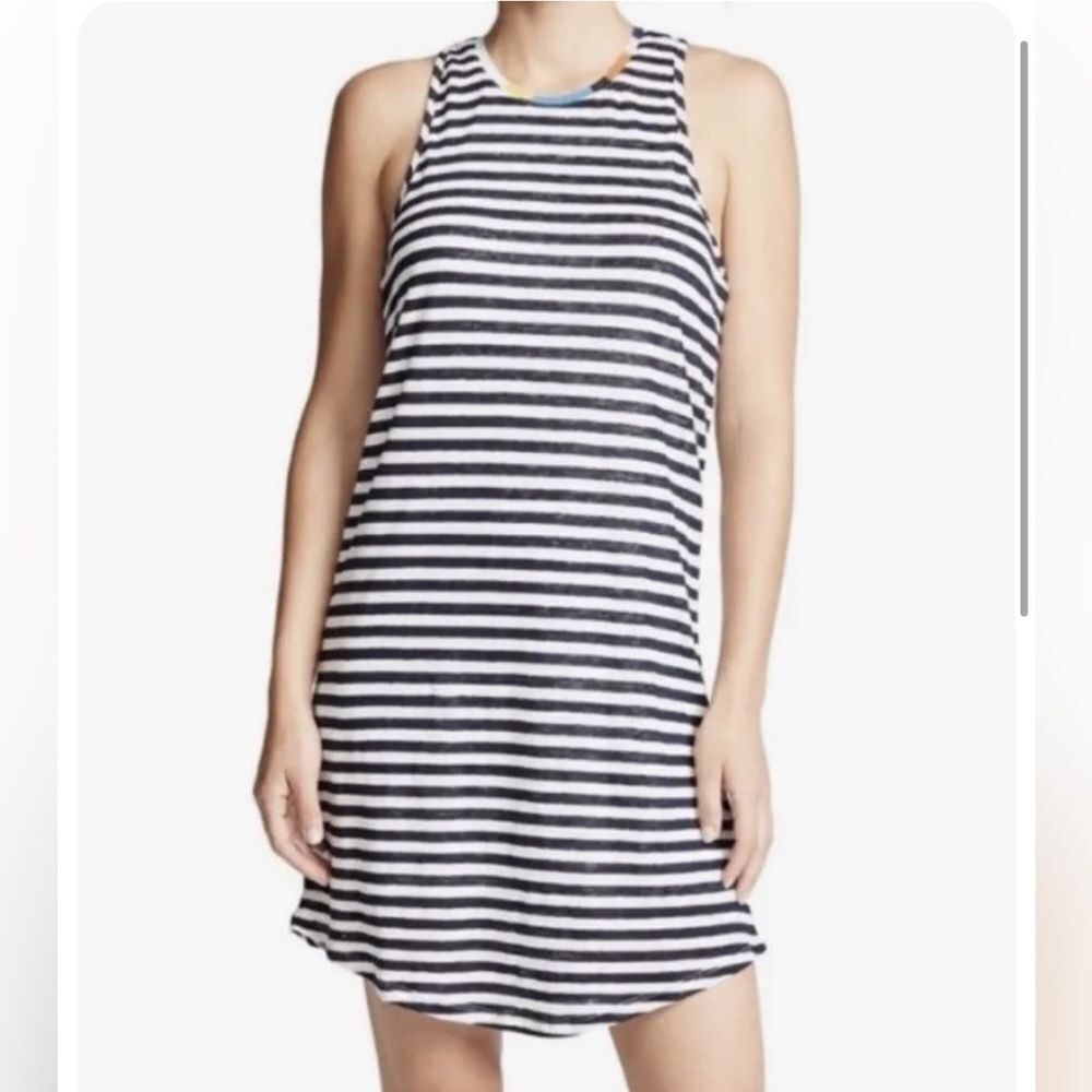 Splendid x Missoni Black and White Striped Dress